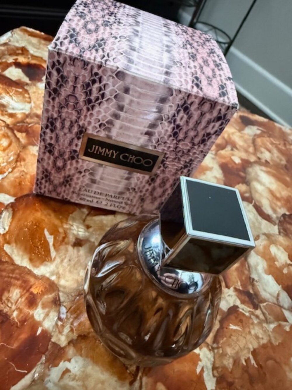 Jimmy Choo Pink Snake Print Eau de Parfum Natrual Spray- 60 ml, 2 Fl Oz